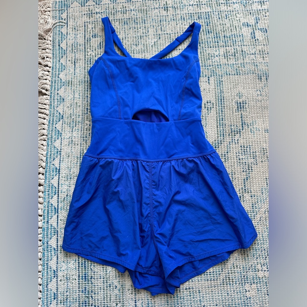 Free people Runsie, size small Royal Blue